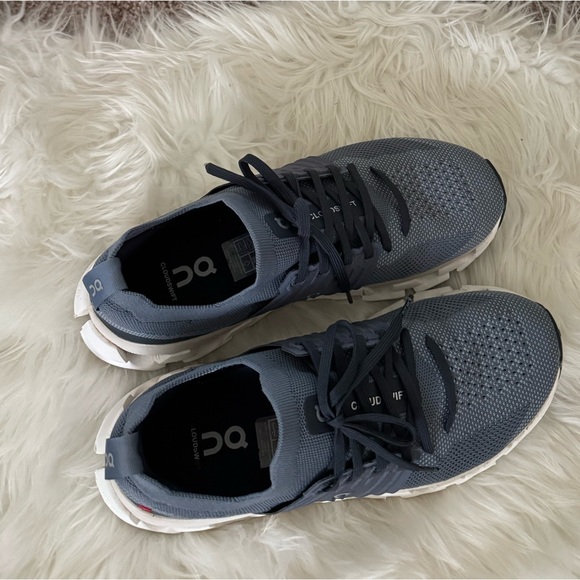 On Running Shoe Cloudswift 3 in blue and white - Picture 3 of 14